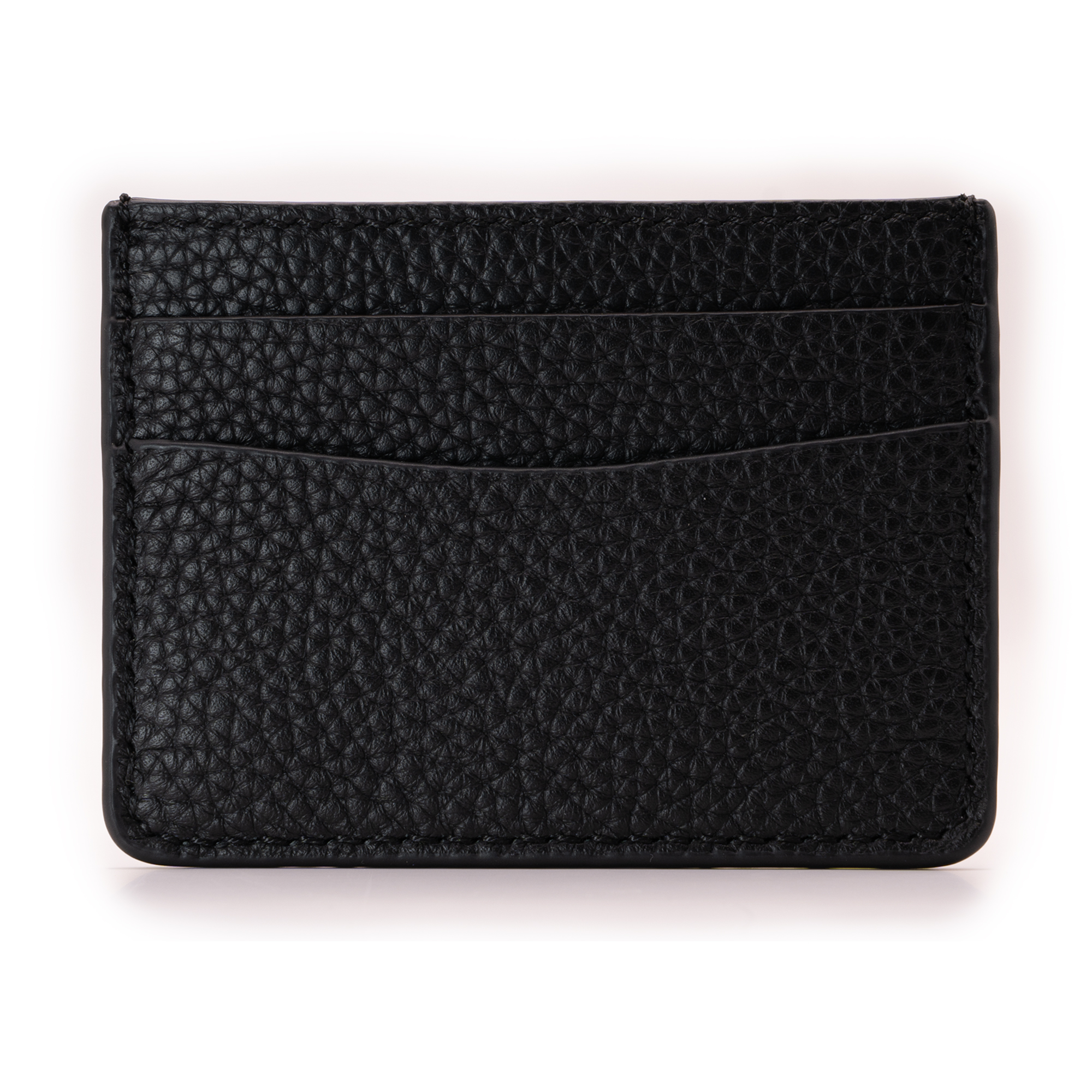 Marvello full-grain leather cardholders in tan, espresso and black